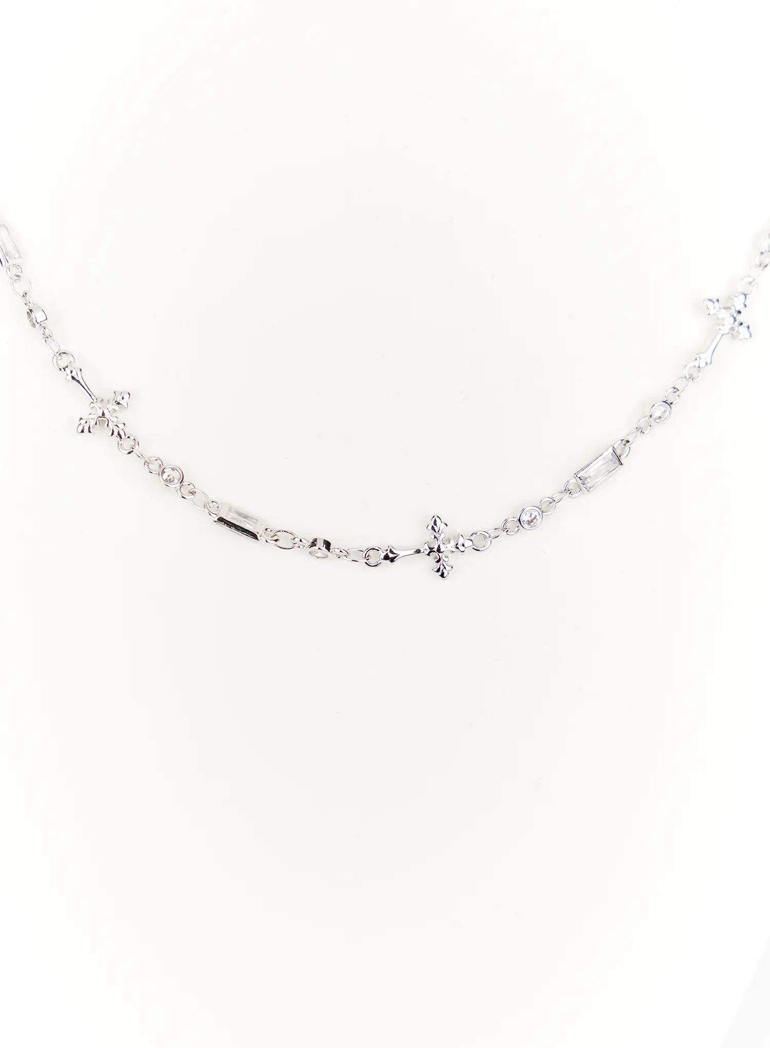 cubic-cross-chain-necklace-im531