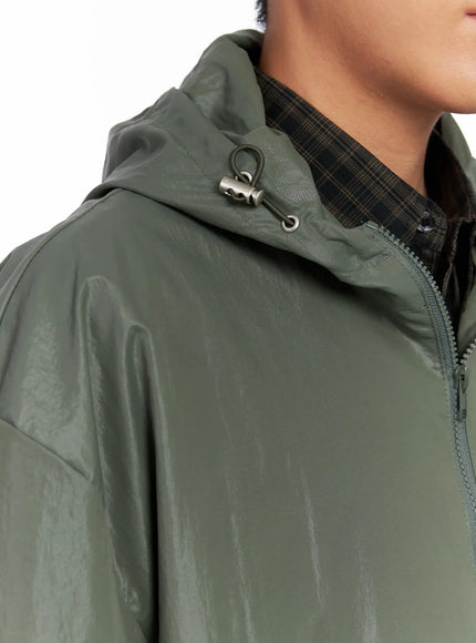 mens-glossy-windbreaker-is510