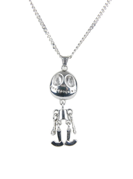 Men's Skull-Charm Necklace IL529