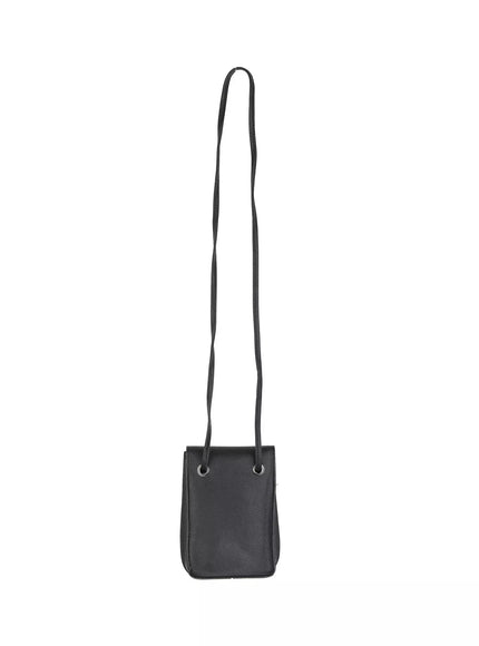 Men's Everyday Black Crossbody Bag IL516