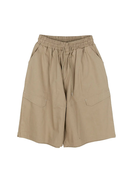 mens-bermuda-cargo-shorts-ig511 / Beige