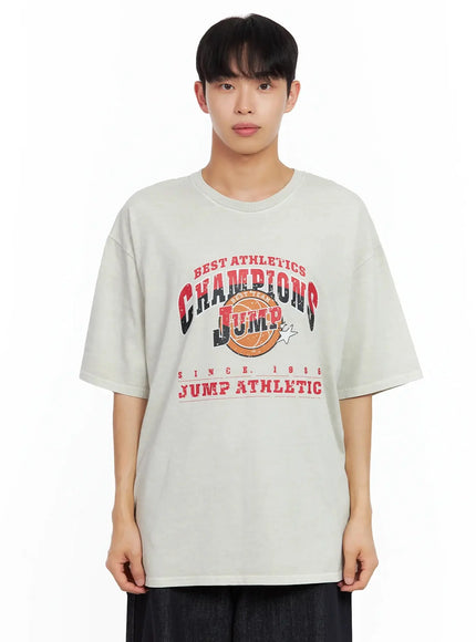 Men's Sporty Graphic T-Shirt IL516