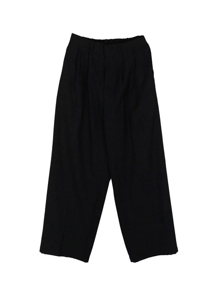 Men's Pintuck Wide-Leg Pants IG520