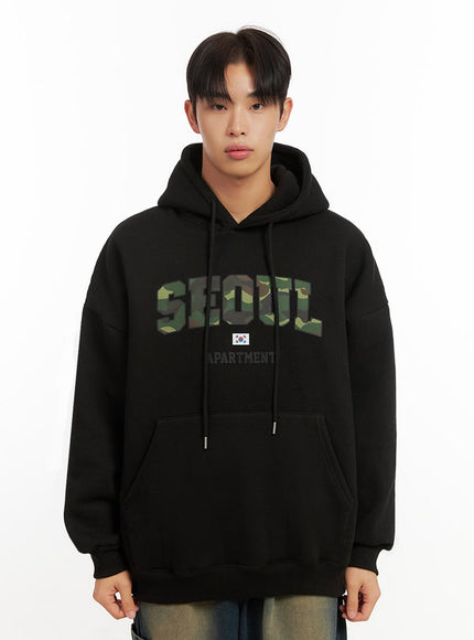 mens-oversize-printed-hoodie-id413 / Black