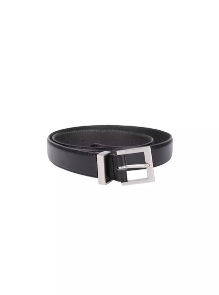 mens-classic-square-buckle-belt-il516 / Black