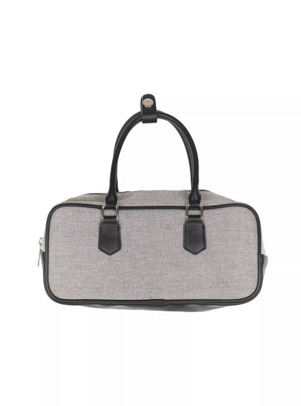 two-tone-shoulder-bag-iu512 / Black