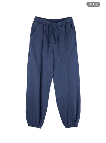 mens-washed-jogger-pants-ig409 / Blue