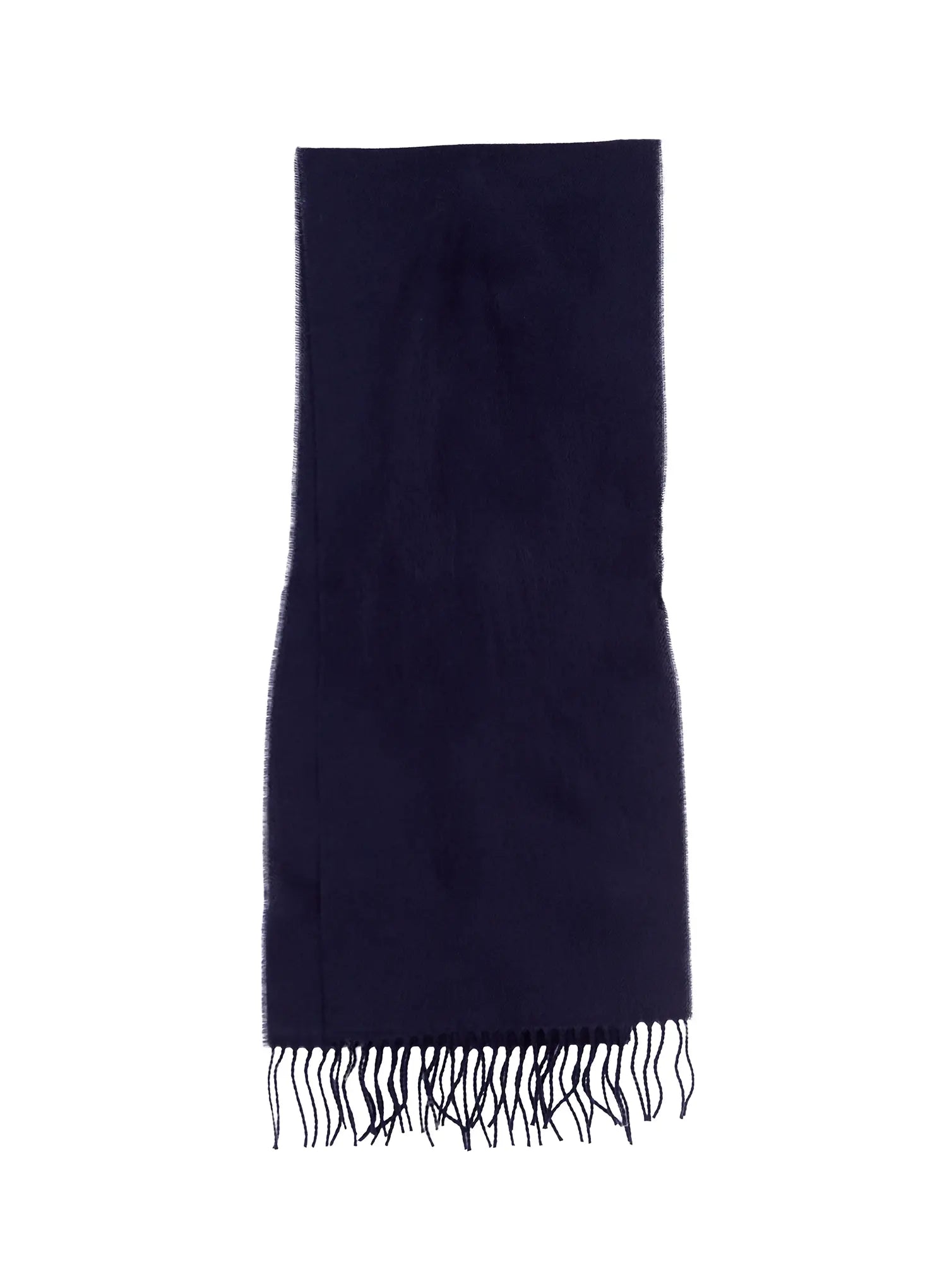 solid-fringed-scarf-in513 / Dark blue