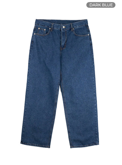 mens-wide-fit-jeans-il412 / Dark blue