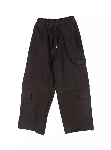 Baggy Drawstring Cargo Pants ID525