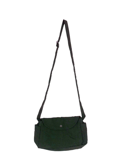 square-belt-bag-ia528 / Dark green