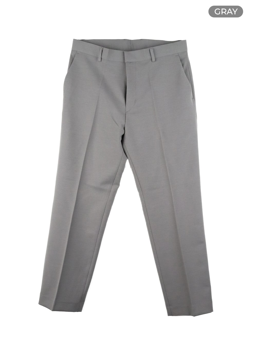 mens-cropped-tailored-pants-ia402 / Gray