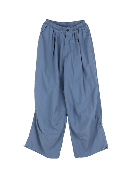 Men's Seam Detail Balloon-Fit Drawstring Pants IL511