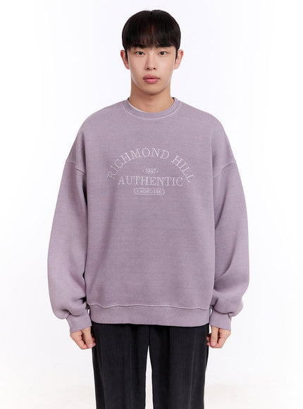 mens-embroidered-crew-neck-sweatshirt-im512 / Light purple