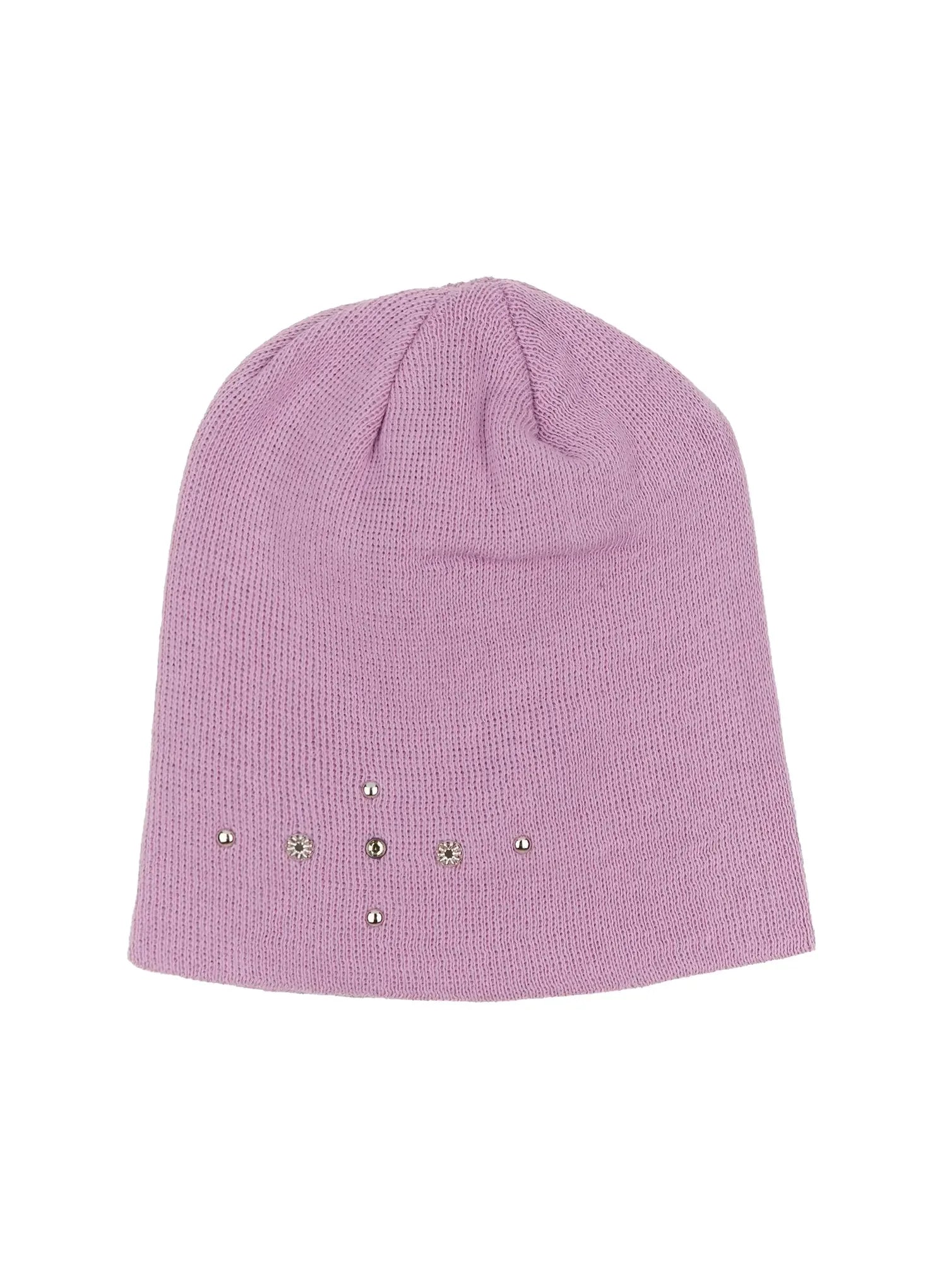 Studded Knit Beanie IM530