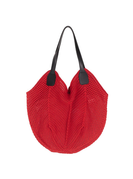 crochet-shoulder-bag-ia528 / Red