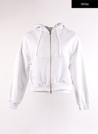 basic-hoodie-jacket-if402 / White