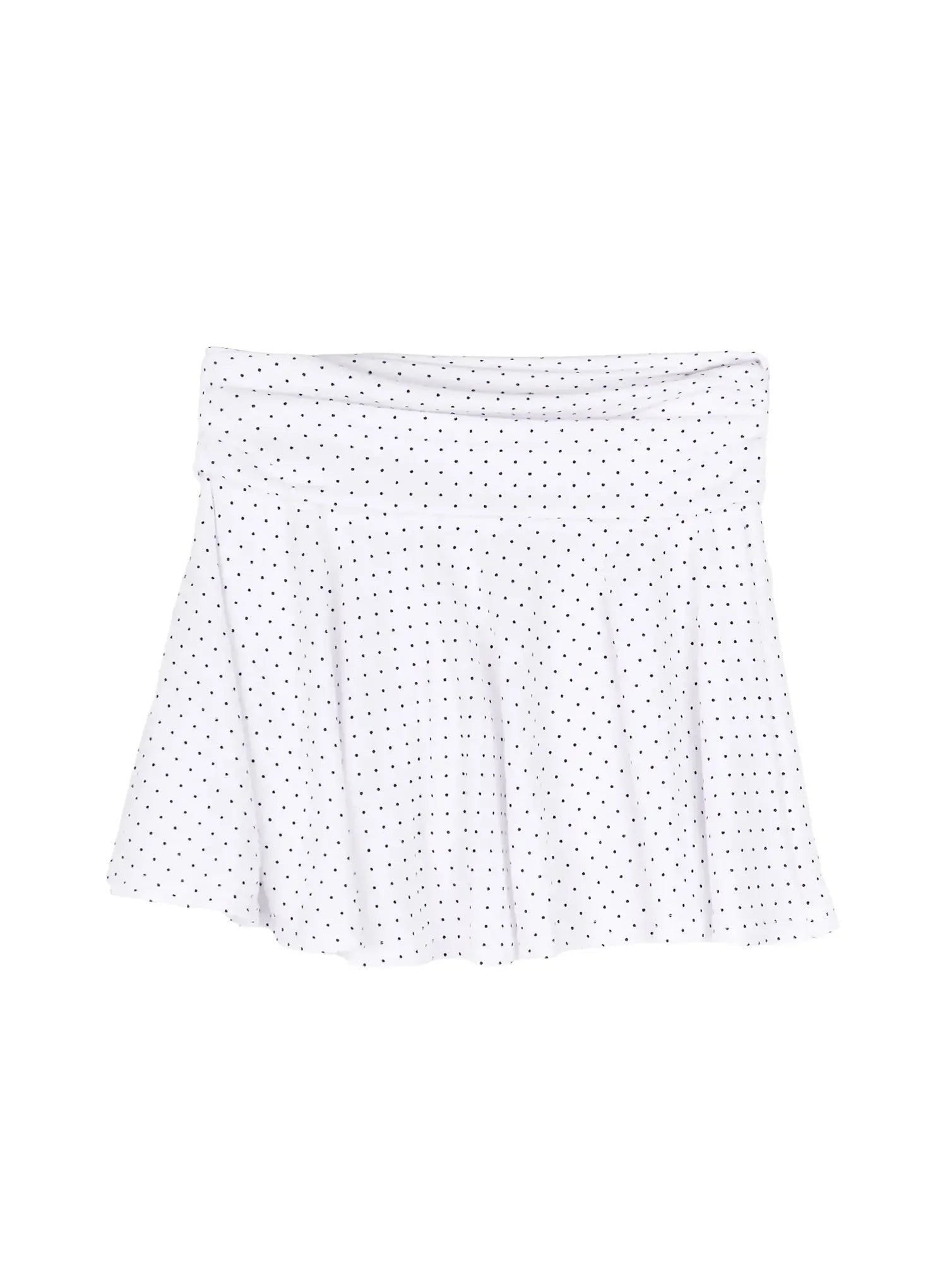 polka-dot-high-waist-skirt-iy525 / White