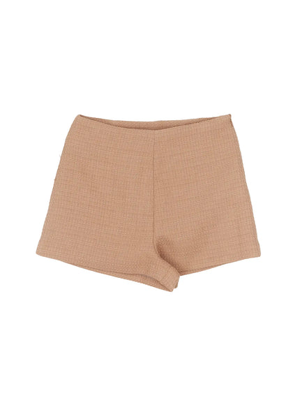 tweed-shorts-if525 / Beige