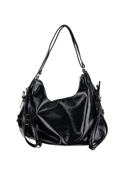 ribbon-faux-leather-bag-is402