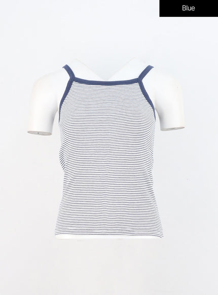 stripe-cami-top-in310 / Blue