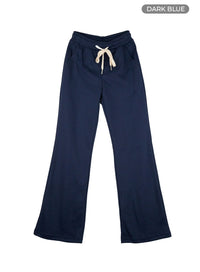 slim-bootcut-sweatpants-iy422 / Dark blue