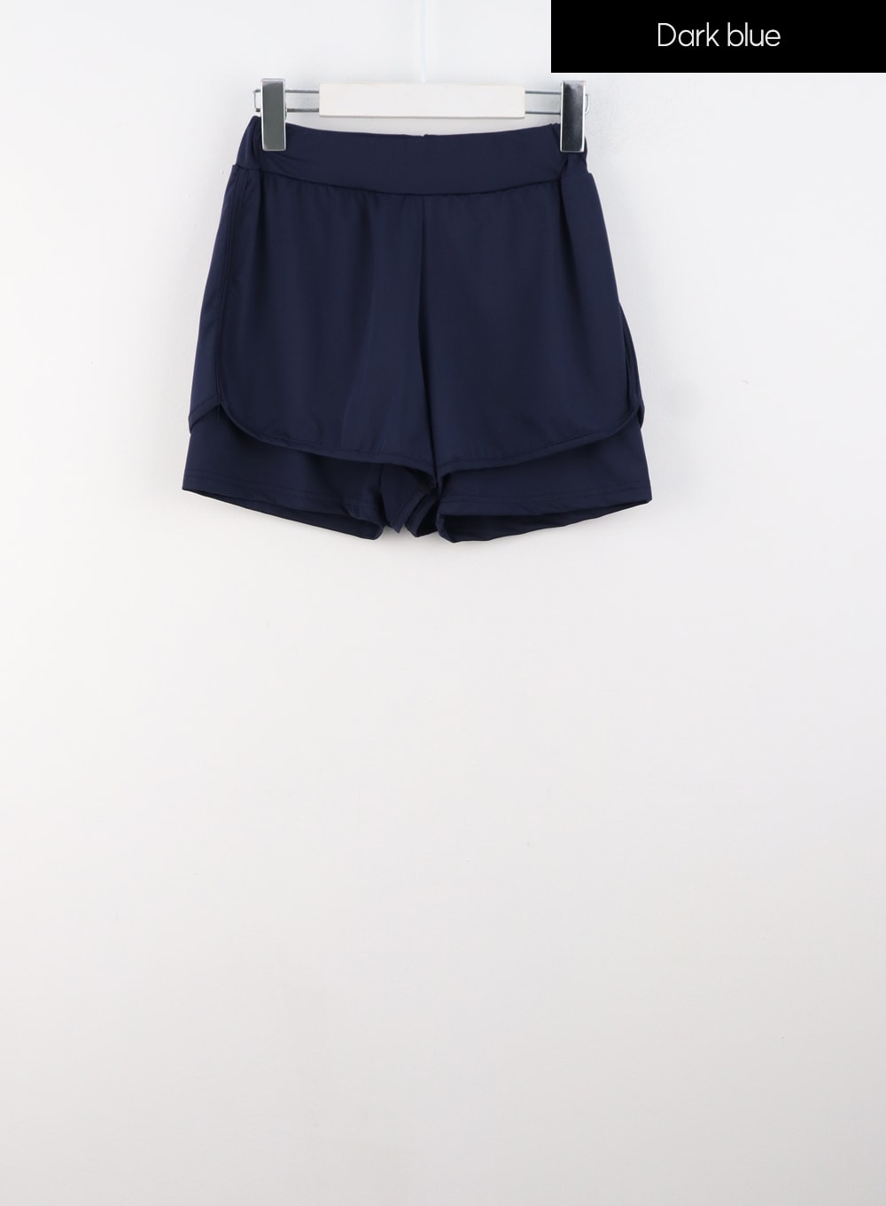 double-layer-activewear-shorts-is322 / Dark blue