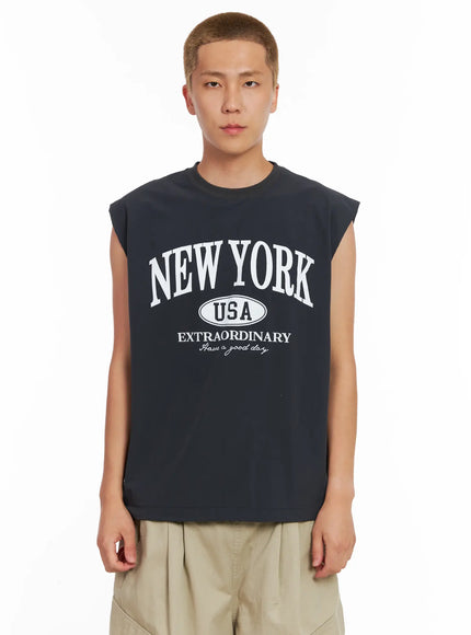 mens-cooling-sleeveless-top-il521 / Dark gray