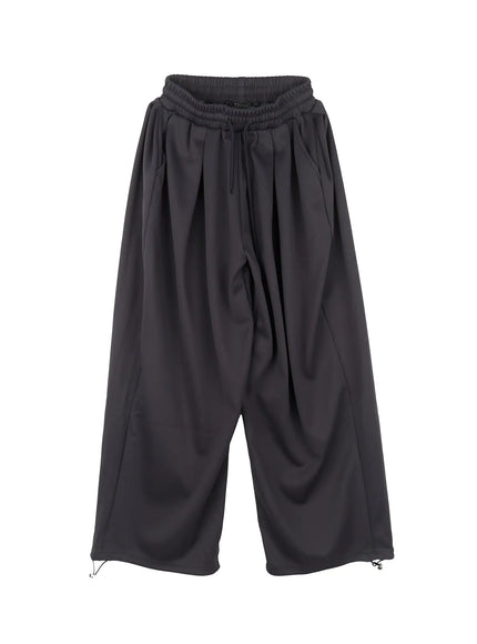 mens-wide-leg-lounge-sweatpants-il504 / Dark gray