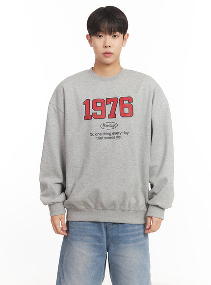 mens-1976-graphic-sweatshirt-im528 / Gray