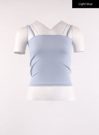 solid-camisole-top-ij430 / Light blue