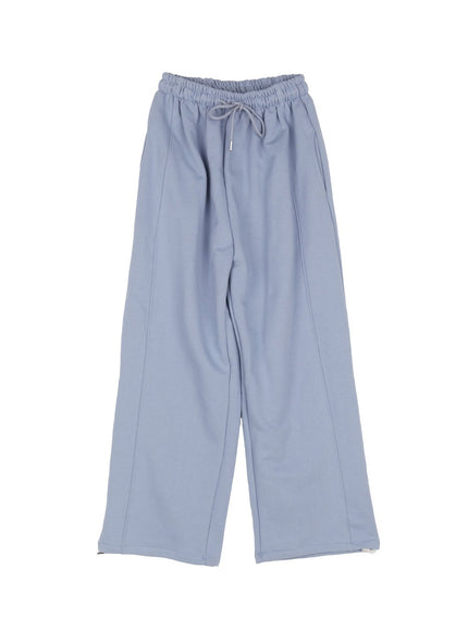 mens-wide-fit-sweatpants-ia529 / Light blue