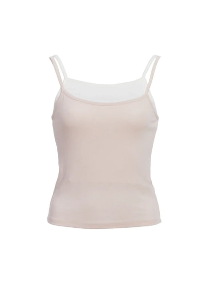layered-cropped-cami-top-ic503 / Light pink