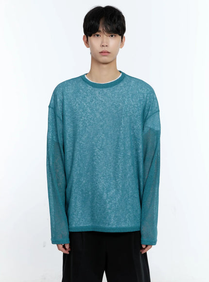 Men's Mesh Long-Sleeve Top IG501