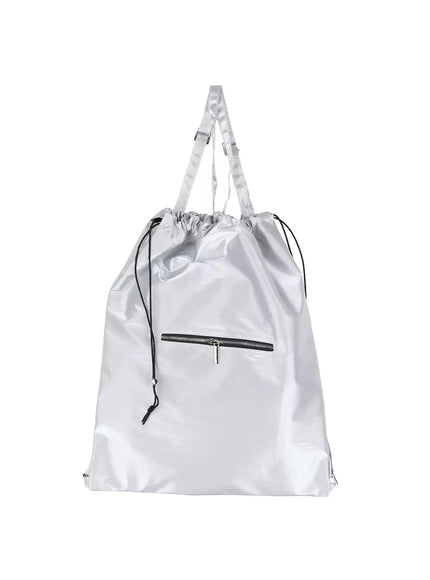 glossy-boxy-backpack-ic503 / Silver