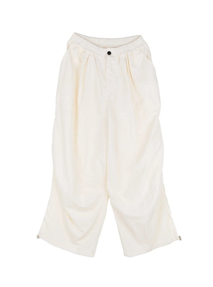 Men's Seam Detail Balloon-Fit Drawstring Pants IL511