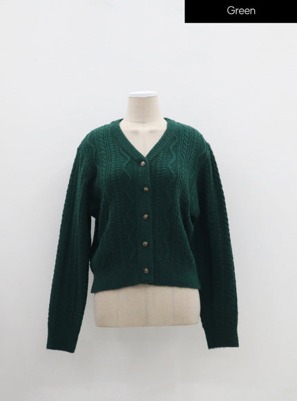 Cropped Knit Cardigan IM315