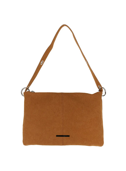 suede-shoulder-bag-ij505 / Beige