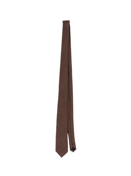 mens-classic-solid-tie-ig501 / Brown