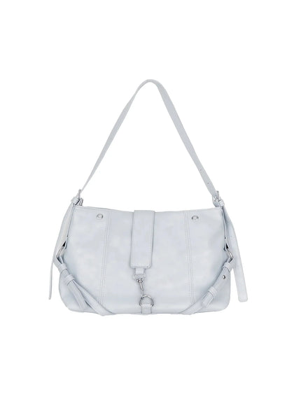 square-buckle-shoulder-bag-ia527 / Light blue