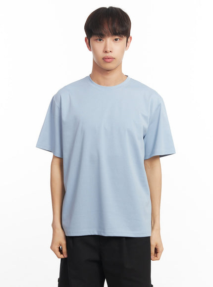 mens-essential-solid-t-shirt-ia518 / Light blue