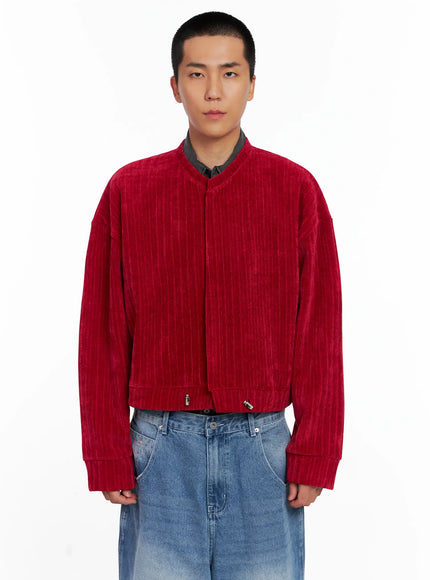 Men's Velvet Crop Jacket IS510