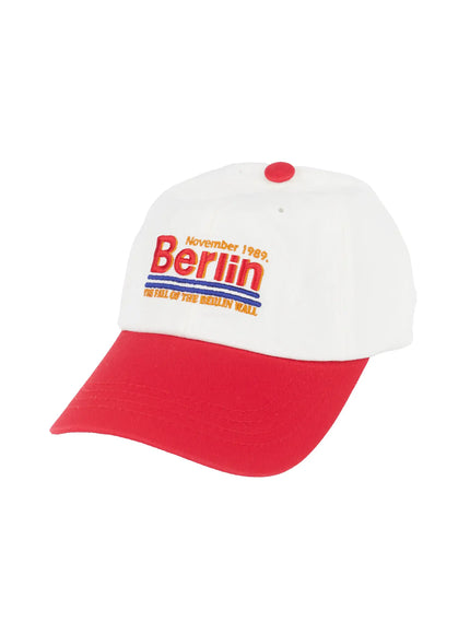 mens-berlin-embroidered-cap-is510 / Red