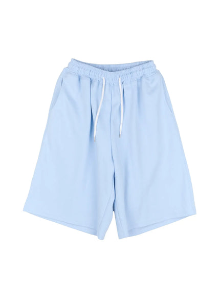 mens-soft-bermuda-sweatshorts-il514 / Light blue