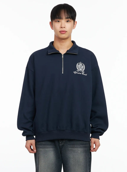 mens-embroidered-half-zip-sweatshirt-im511
