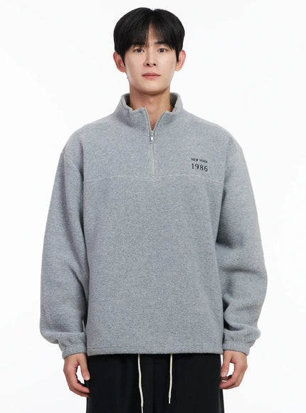 mens-warm-fleece-quarter-zip-sweatshirt-ij521