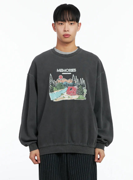 Men's Memories Graphic Sweatshirt IN518