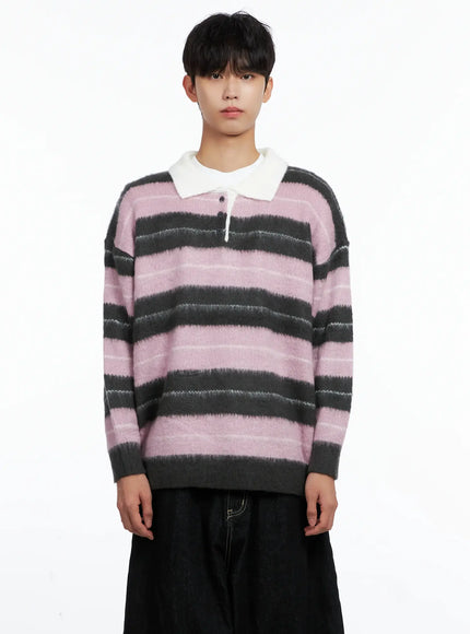 mens-striped-knit-sweater-light-pink-is519