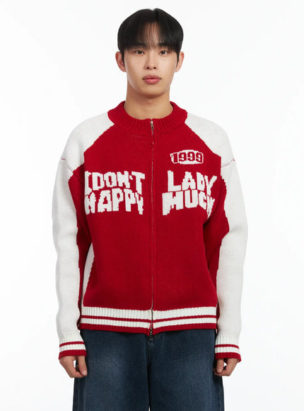 Bold Retro Knit Jacket ID515