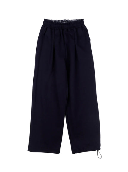 Men's Plaid Waistband Sweatpants IO502